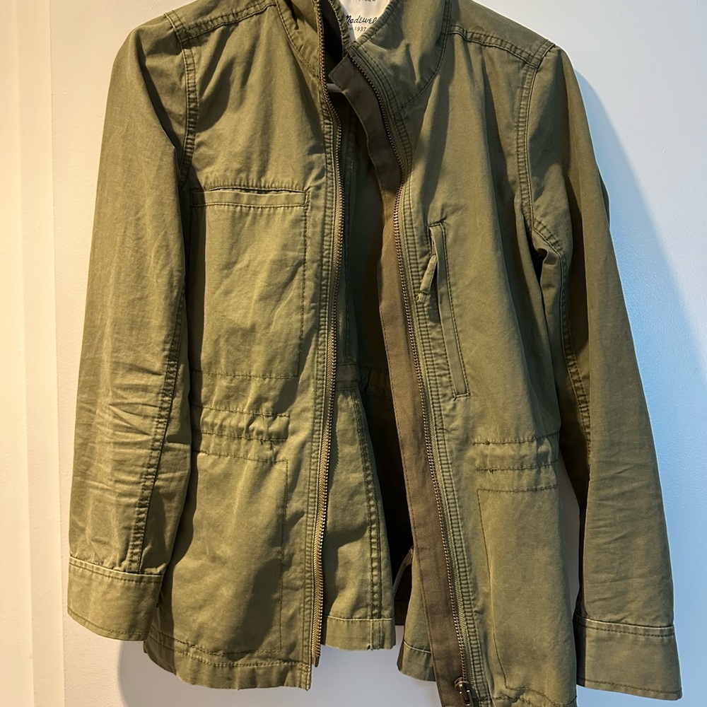 Madewell Green Military Field Jacket